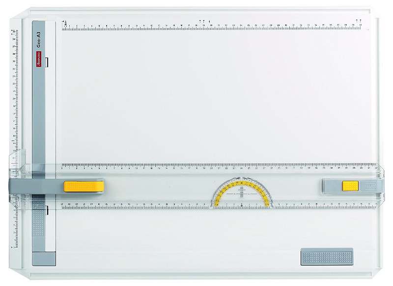 Aristo Geo-Board Tablero de dibujo A4 de pl/ástico resistente color blanco