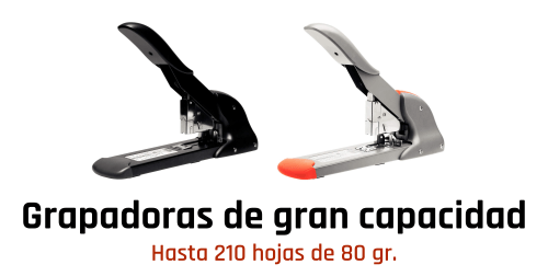 Grapadora de brazo largo gris Rapesco 790 mas 10000 grapas 26/8 50 hojas de capacidad 