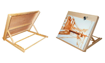 Caballetes de dibujo de madera ajustables con marco de fotos Caballete de  mesa para pintar FLhrweasw Nuevo